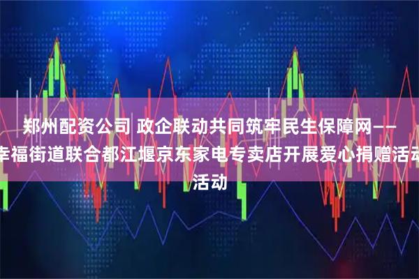 郑州配资公司 政企联动共同筑牢民生保障网——幸福街道联合都江堰京东家电专卖店开展爱心捐赠活动