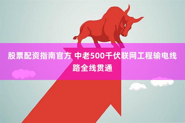 股票配资指南官方 中老500千伏联网工程输电线路全线贯通